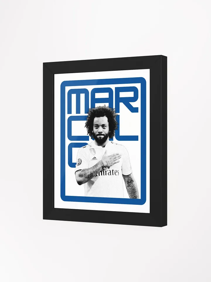 Marcelo BW Real Madrid Name Art Framed Print product image (2)
