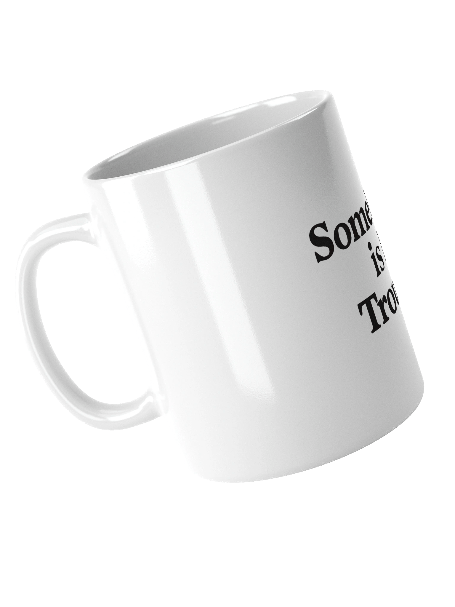 Bold Trouble White Mug product image (12)