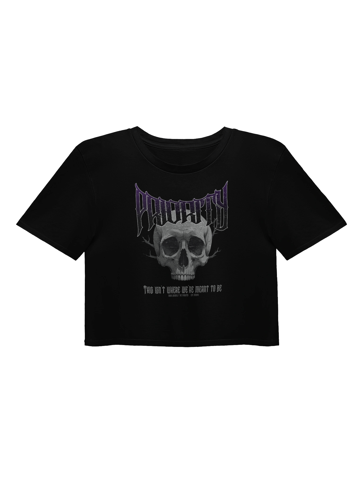 This Isn't Where We're Mean To Be Cropped Tee product image (1)