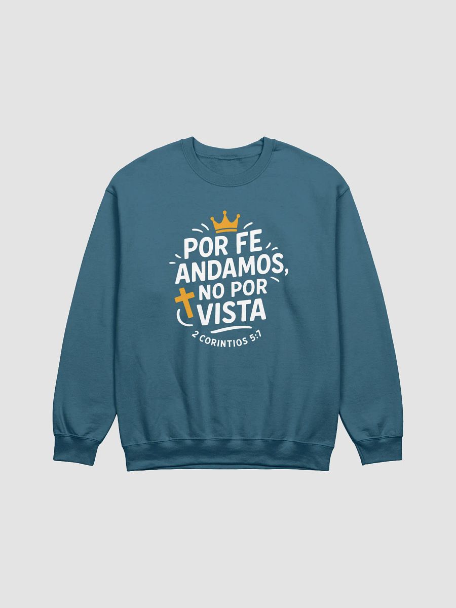 Sudadera Unisex Cuello Redondo | Por fe andamos no por vista product image (21)