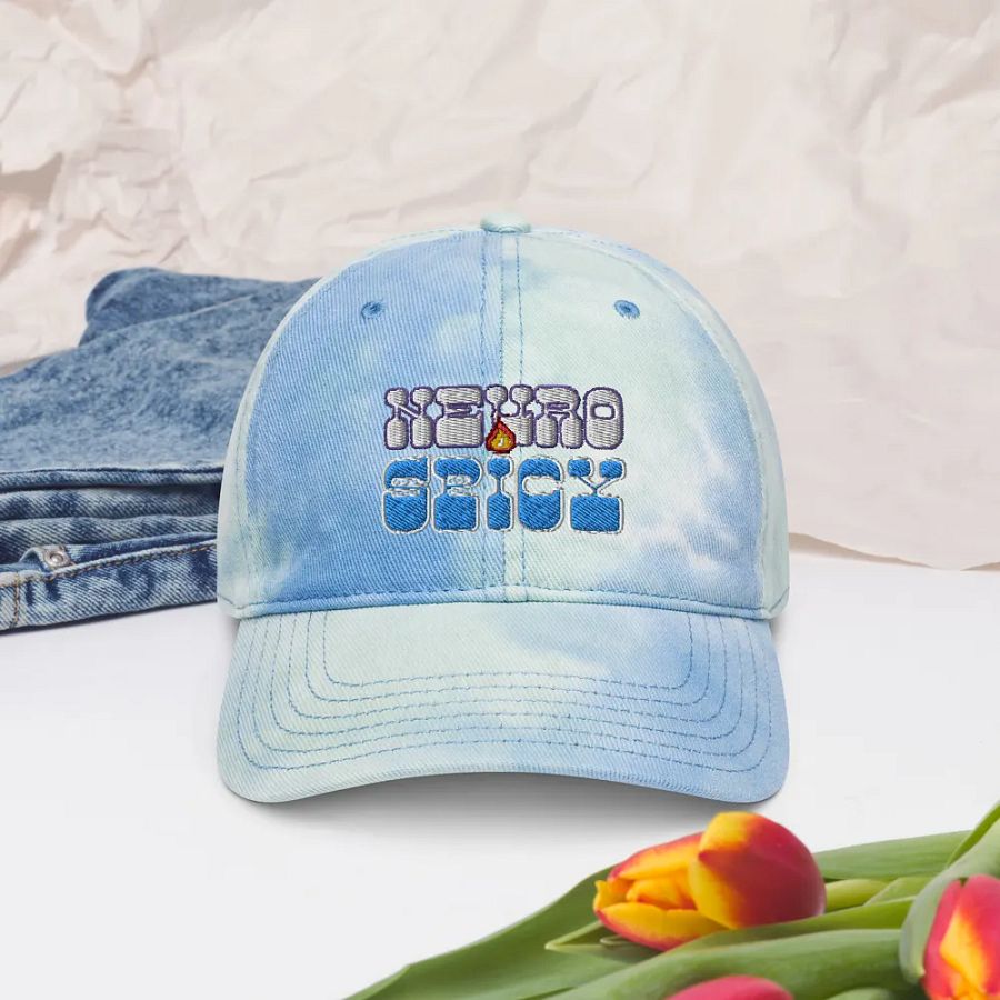 NEUROSPICY tie-dye dad hat product image (8)