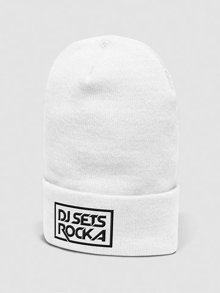 DJSETSROCKA White Beanie product image (2)