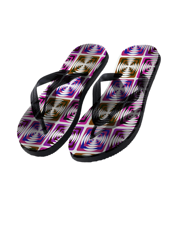 Vibrant A-Print Flip-Flops product image (1)
