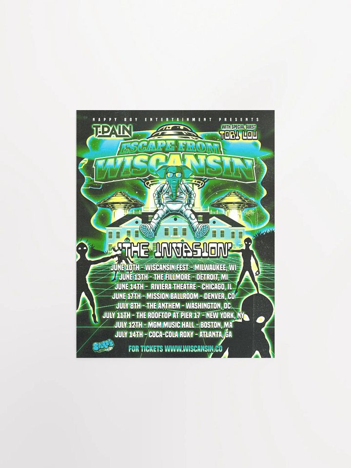 The Invasion Tour Poster product image (1)