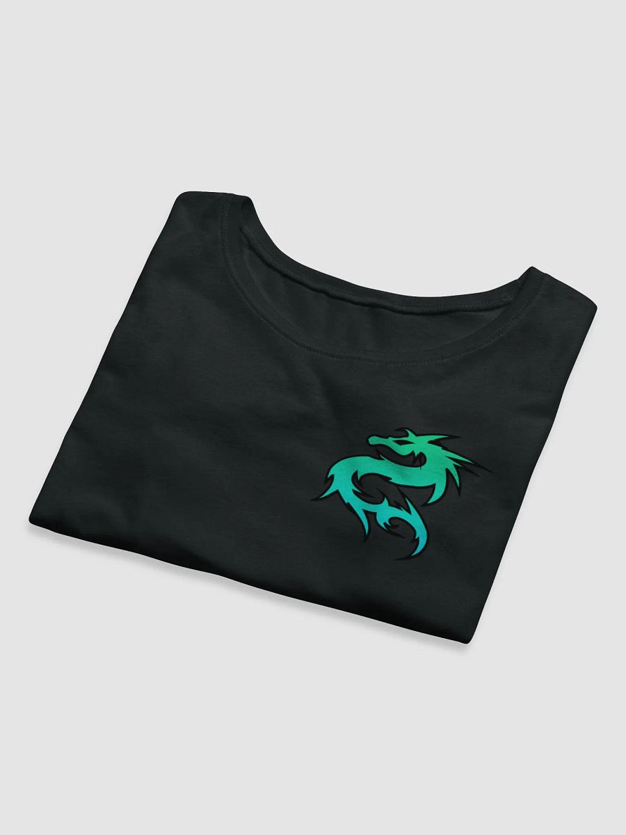 Tribal Dragon Teal Crop Tee product image (8)