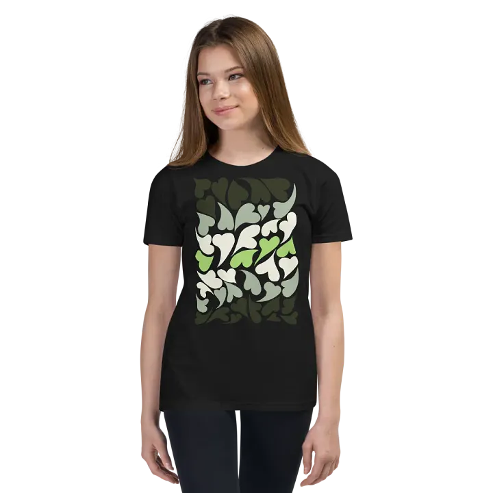 Nestled PRIDE Agender T-shirt (Youth) product image (5)