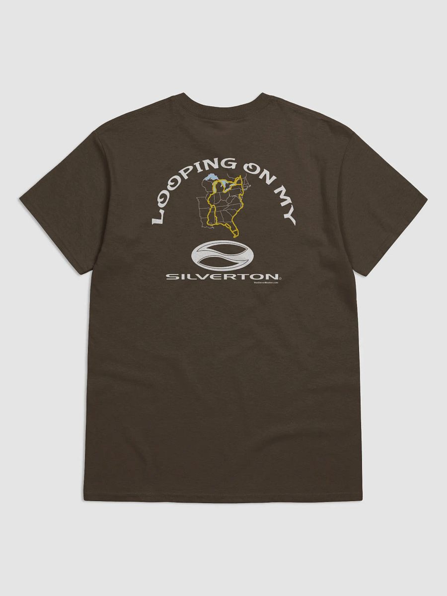 Looping On My Silverton - T-Shirt - Dark Shirt w/White Logo product image (1)