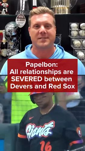 Devers and the Red Sox got that bad blood energy.