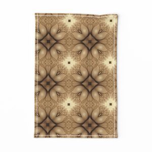 Seamless Pattern - Brown and Beige Tulip Pattern product image (11)
