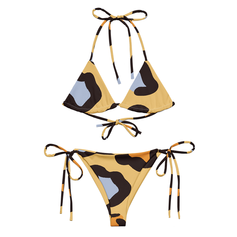 Leopard Luxe Recycled String Bikini product image (2)
