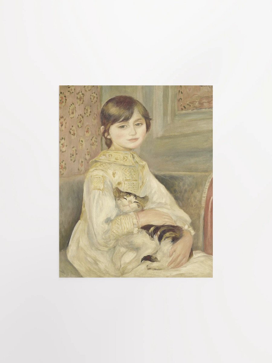 ''Julie Manet, also known as the Child with the Cat'' by Pierre-Auguste Renoir Poster product image (1)
