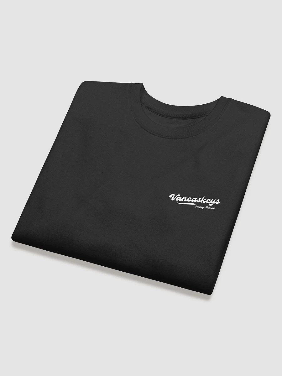 Black Crewneck Sweatshirt (White Logo) product image (4)