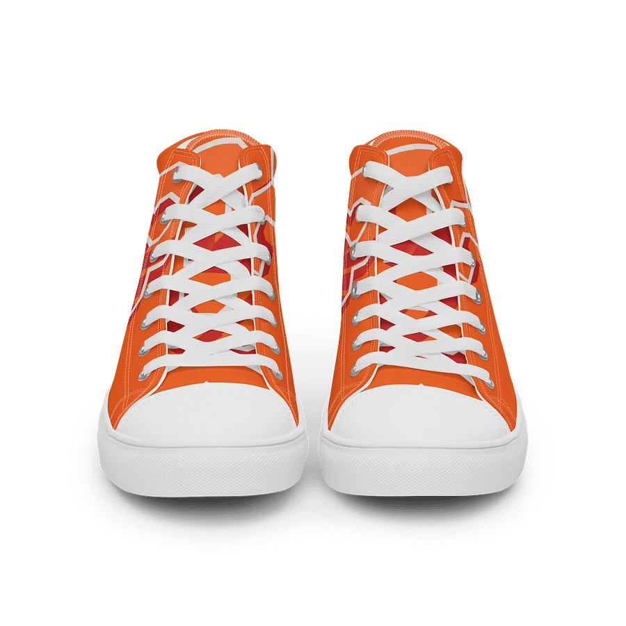 Vibrant "23" Orange Canvas High Tops product image (3)
