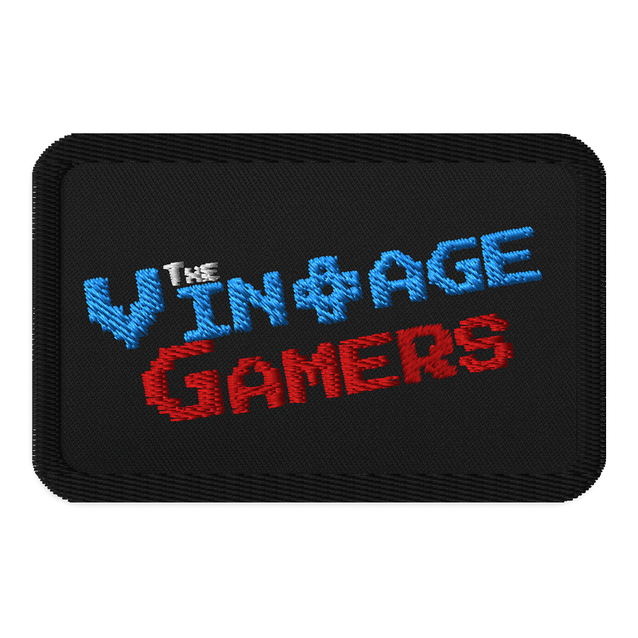 Vintage Gamers Embroidered Patch product image (1)