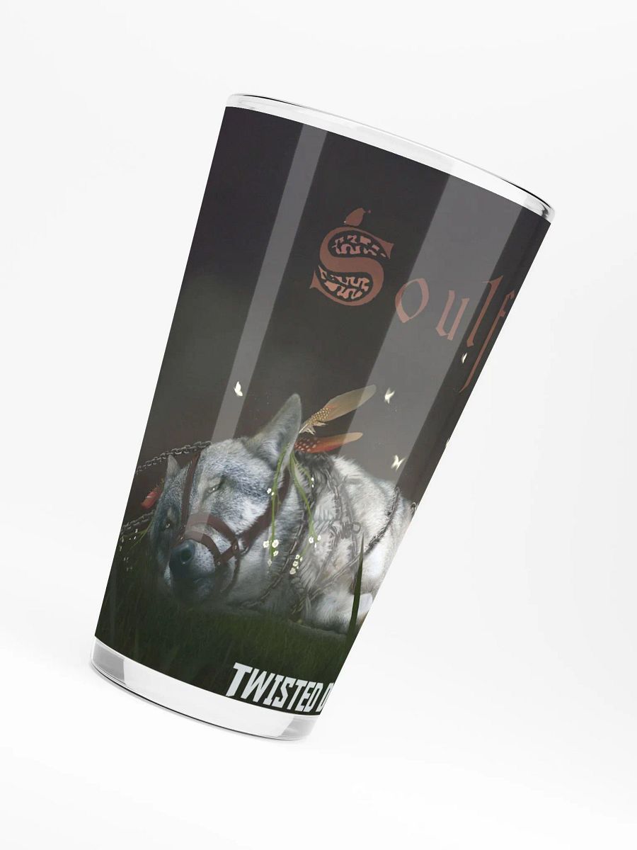 Soulframe: The Omen Wolf known as Orengall - shaker pint glass product image (2)