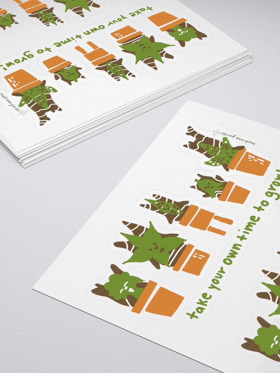 TAKE YOUR OWN TIME TO GROW STICKER product image (4)