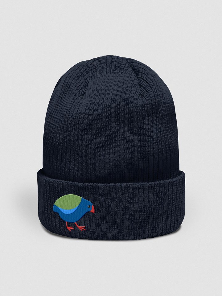 Takahe Organic Cotton Ribbed Beanie product image (2)