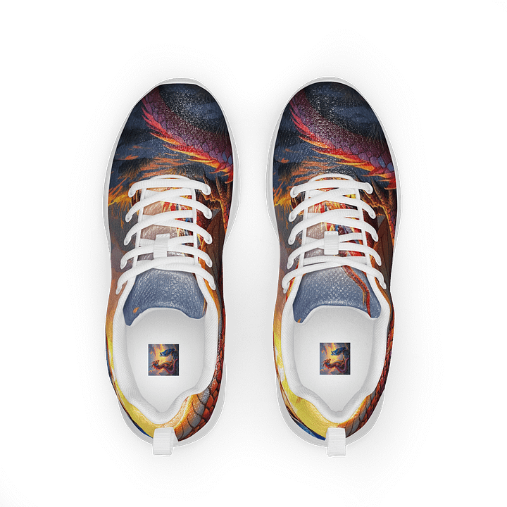 Mythical Dragon and Owl Women's Athletic Shoes product image (1)