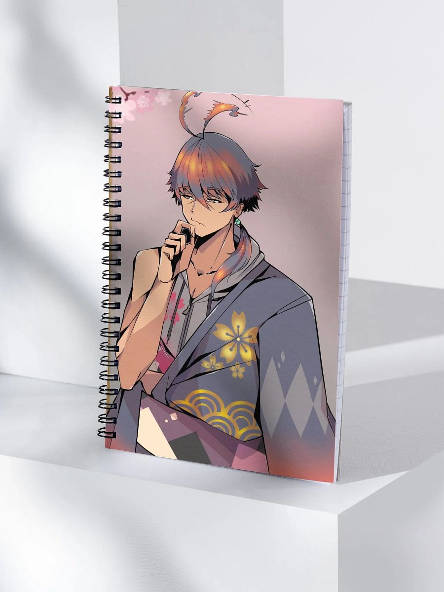 Big Brain Hiro - Spiral Notebook Ruled Line product image (3)