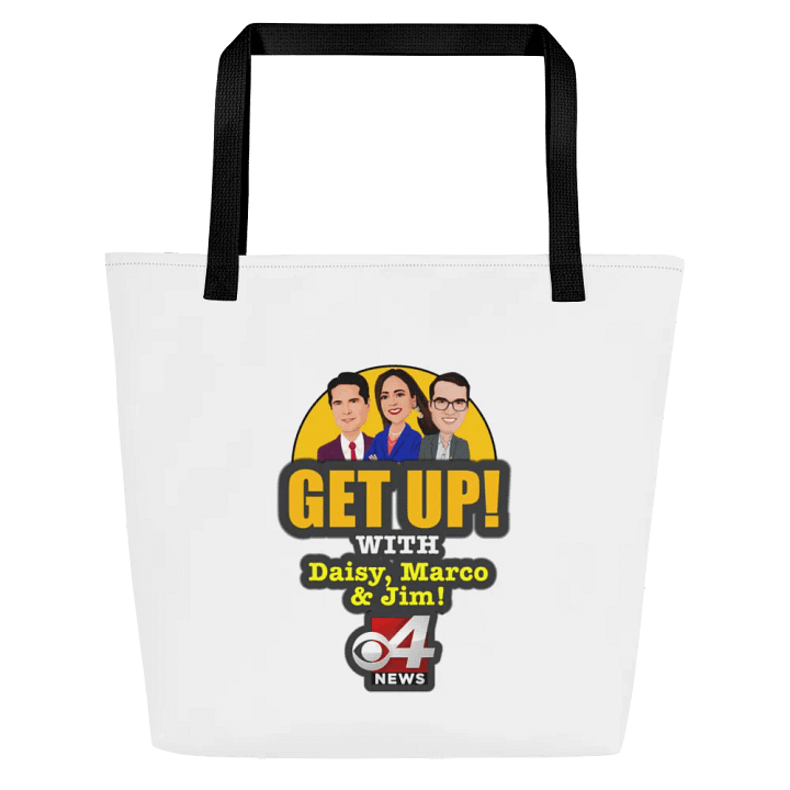 Get Up! With Daisy, Marco & Jim All-Over Tote Bag product image (1)