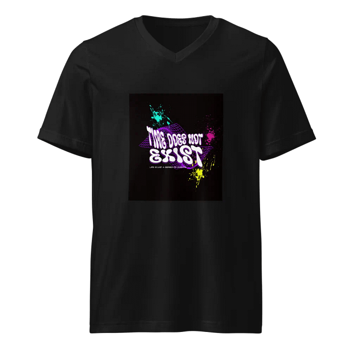 time does not exist V-Neck Tee product image (1)