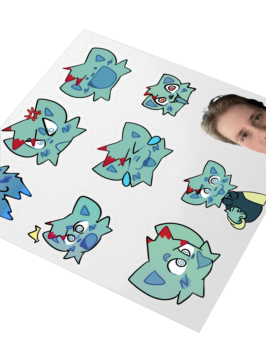 Lucky Emote Stickers Vol. 1 product image (3)