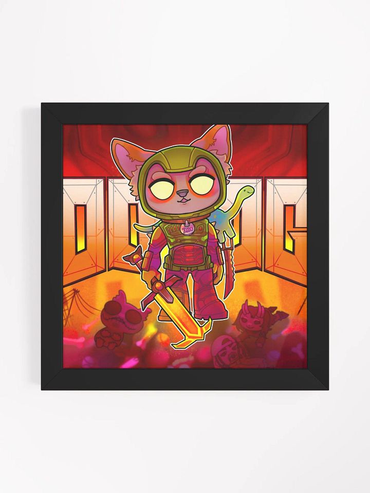DOOG FRAMED SQUARE POSTER product image (1)