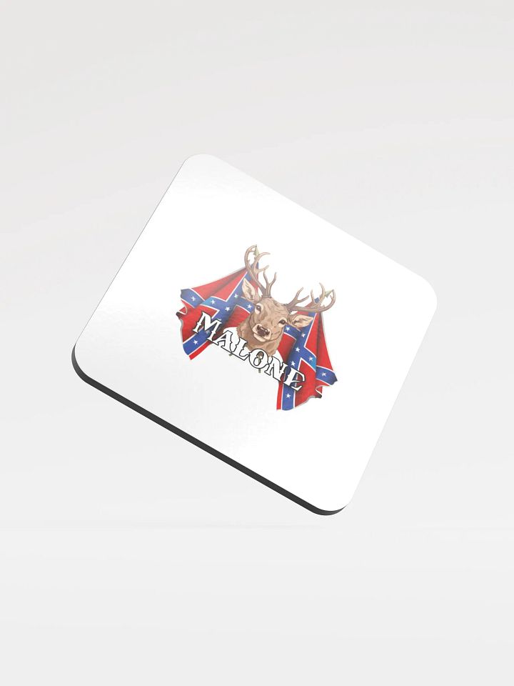"Malone" Last Name Rebel Redneck Deer - Coaster product image (1)