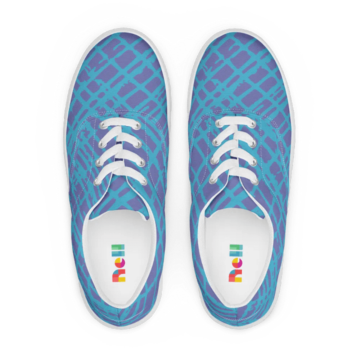 Dynamic Grid Women's Canvas Shoes product image (1)