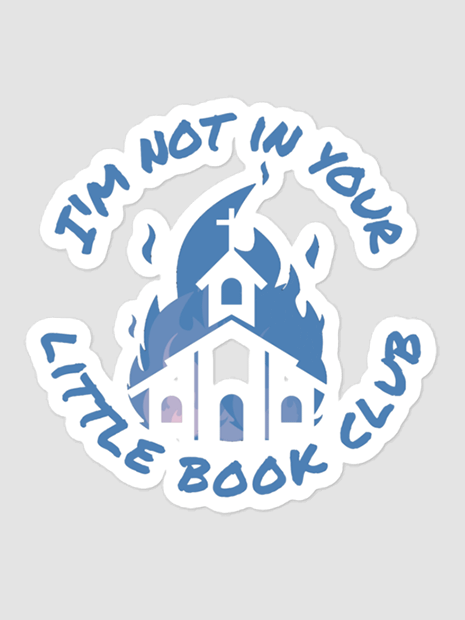 Monochromatic Book Club Kiss Cut Stickers product image (1)