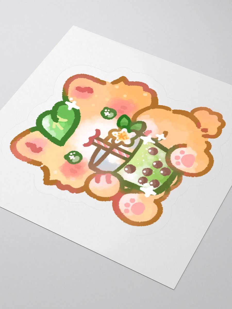 Stay Hydrated Ghostcat Sticker product image (7)