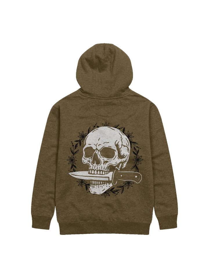 Skull & Knife - Unisex Hoodie (Military Green) product image (2)