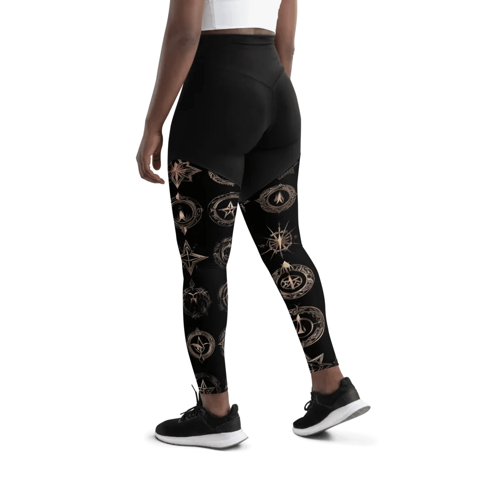 Symbology Black Top Leggings with Pocket product image (5)