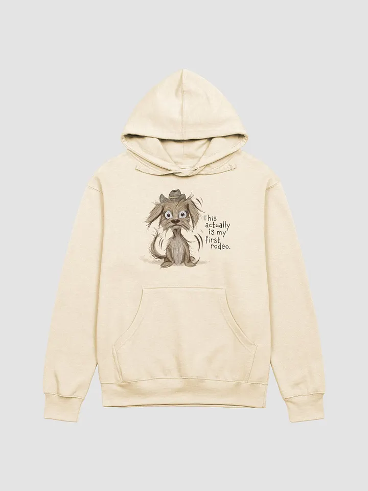Anxious Pup Hoodie Bone Color product image (1)