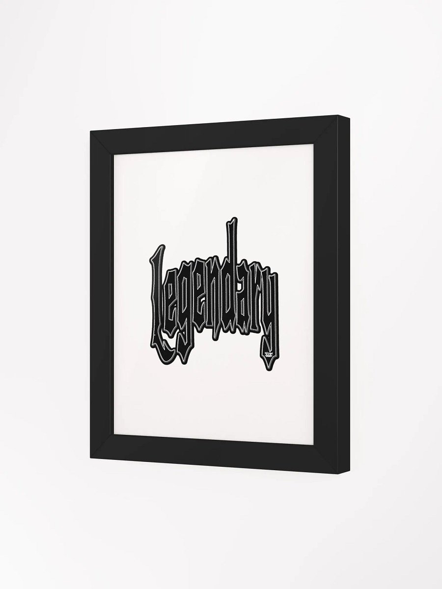 Legendary - Framed - High-Quality Matte Poster product image (3)