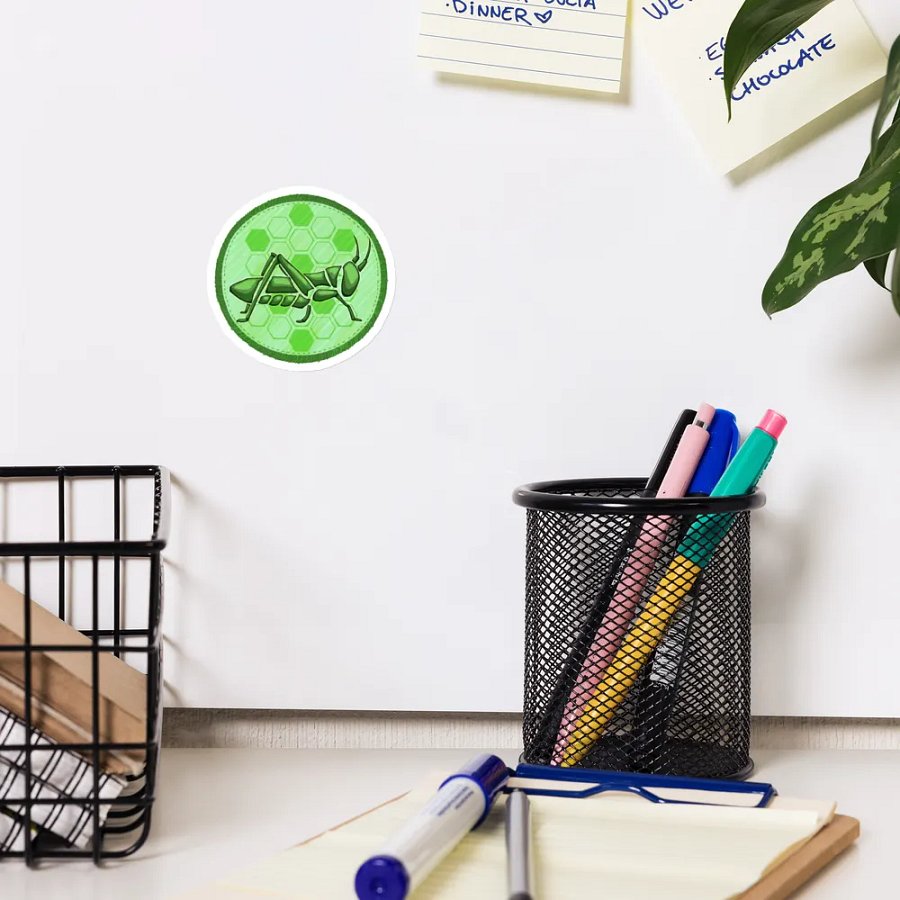 Green Grasshoppers Magnet product image (10)