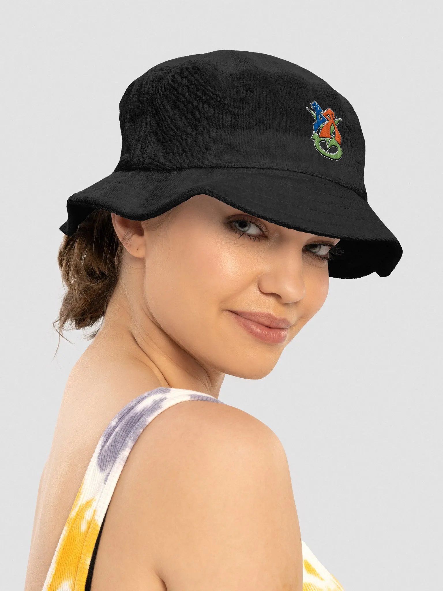 BRVG Retro Terry Cloth Bucket Hat product image (15)