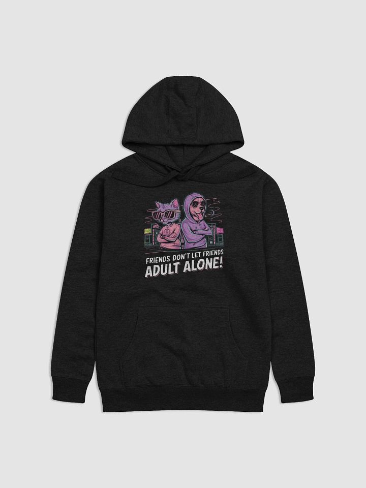 Cool Cat and Dog Friends Hoodie product image (2)