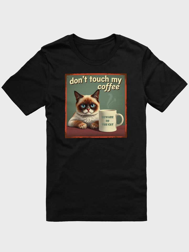 Coffee Cat Warning T-Shirt product image (4)