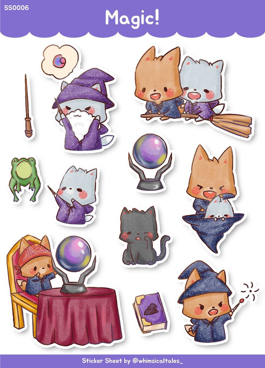 Magical mischief | Sticker Sheet product image (1)