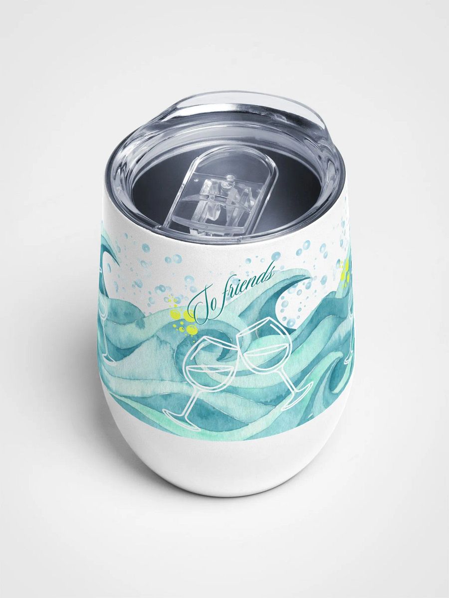 Ocean Toast Wine Tumbler for outdoor party people product image (4)