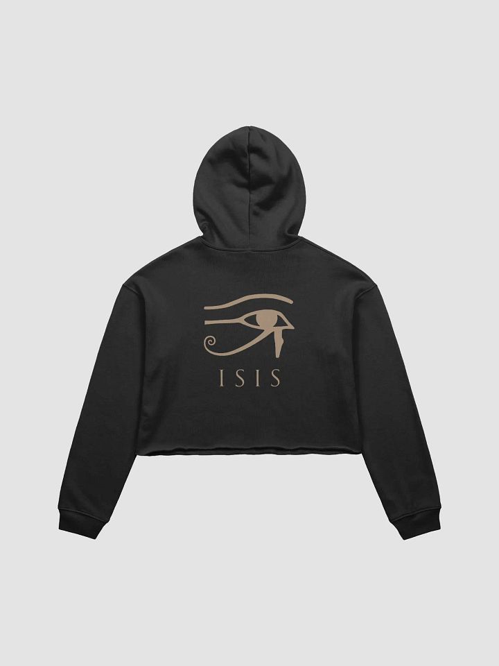 Isis Multicolor Crop Top Fleece Hoodie Fitness Training product image (2)