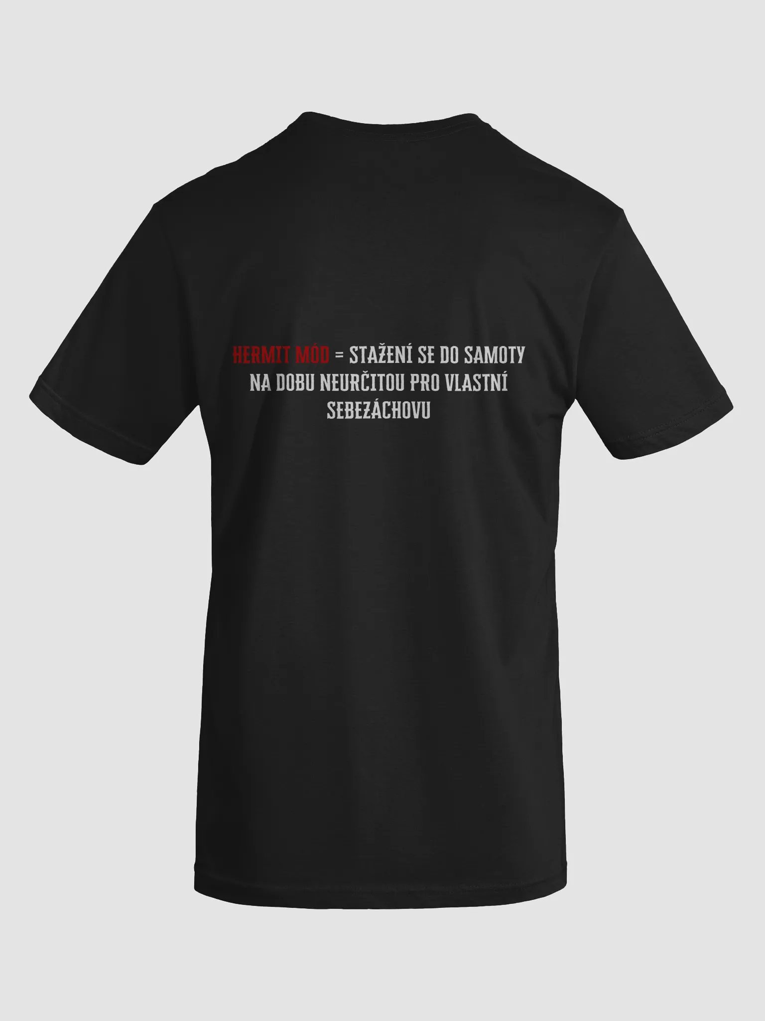 Hermit mód Black T-shirt product image (4)