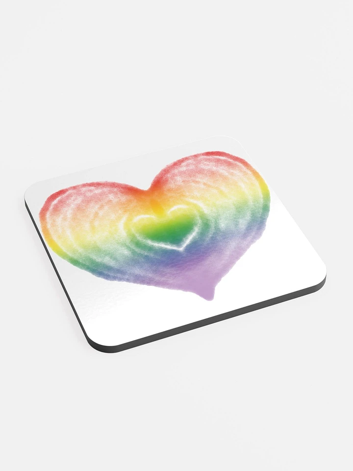 Rainbow Heart Coaster product image (2)