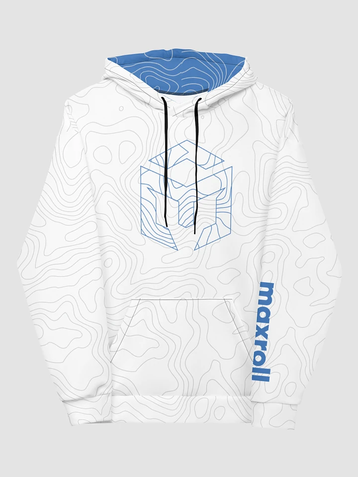 Maxroll Abstract White Hoodie product image (1)