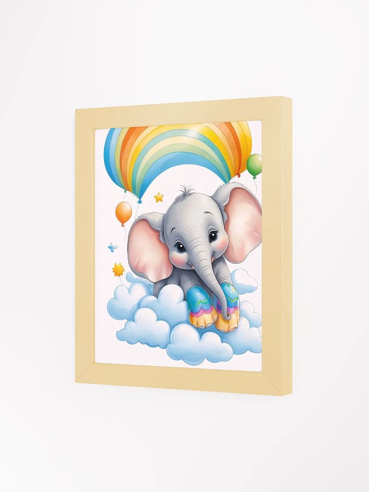 Baby Elephant - Nursery Wall Art - Framed product image (2)
