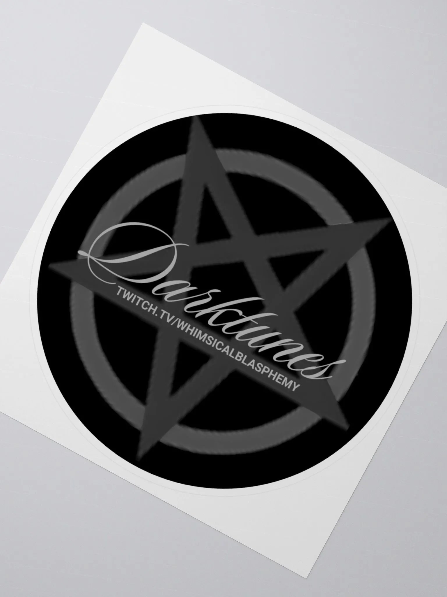 Darktunes pentagram sticker product image (2)