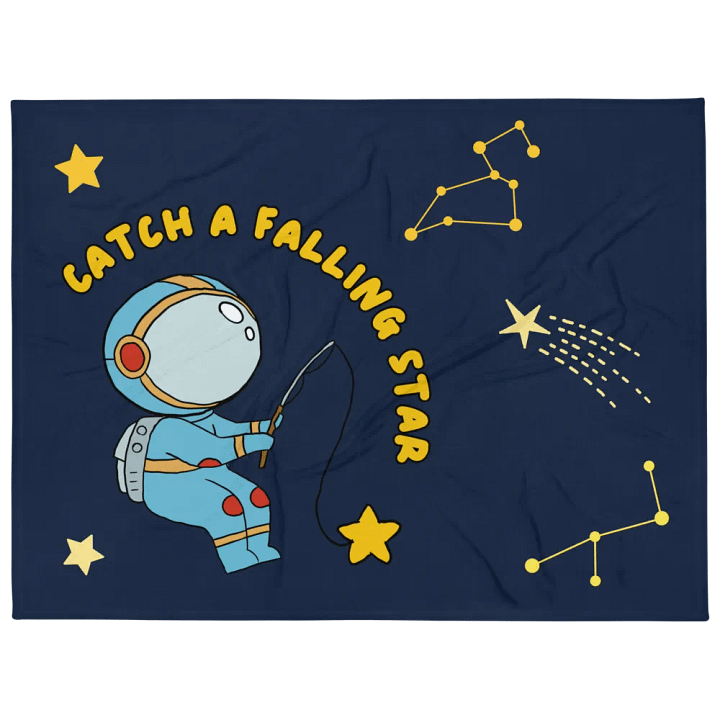 Space Angler Throw Blanket product image (1)