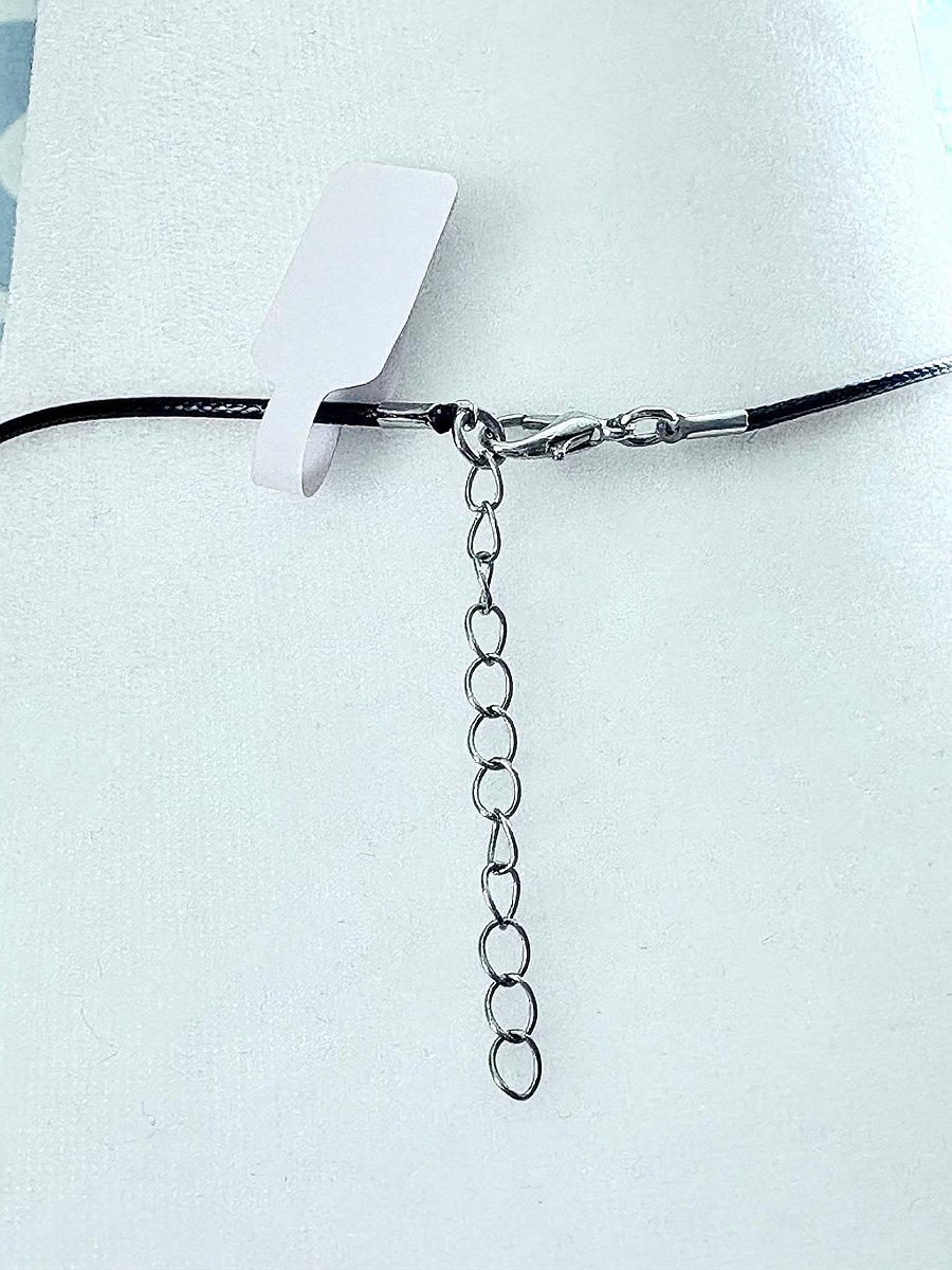 Rhode Island Hope | Handmade Pendant Necklace on a Faux Leather Cord | by Monique Faella Designs™ | MFD-00044 product image (5)