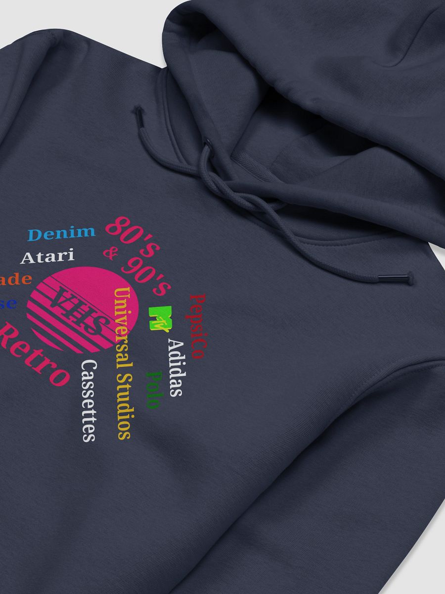 Retro VHS Circle Unisex Eco Hoodie product image (3)